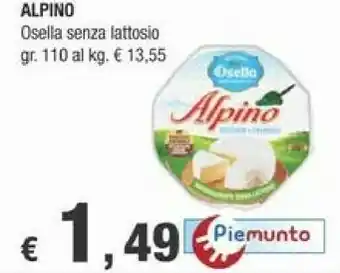 Crai Alpino Osella Senza Lattosio offerta