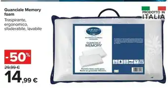 Carrefour Market Guanciale Memory Foam offerta