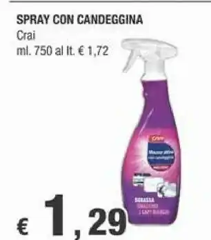 Crai Crai Spray Con Candeggina offerta