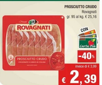 Crai Rovagnati Prosciutto Crudo offerta