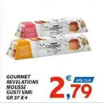 Vivo Supermercati Purina Gourmet Revelations Mousse Gusti vari 57gr x 4 offerta