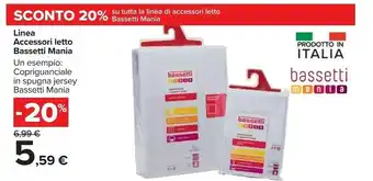 Carrefour Bassetti Copriguanciale In Spugna offerta