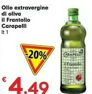 Despar Carapelli Olio Extra Vergine Di Oliva Il Frantolio 1000 G(ml) offerta