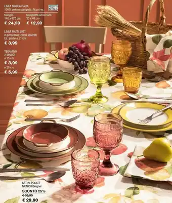 Iper La Grande Tovaglia Tavola Italia offerta