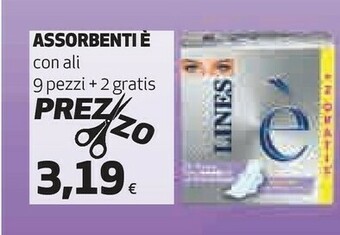 Coop Lines E Assorbenti offerta