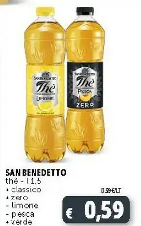 Deco Supermercati San Benedetto Limone Zero offerta