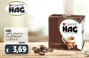 Deco Supermercati Hag Caffè Classico 250 G(ml) offerta