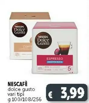 Deco Supermercati Nescafé Nescafe Dolce Gusto offerta