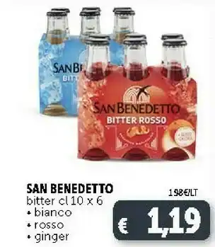 Deco Supermercati San Benedetto Bitter Bianco Ben's offerta
