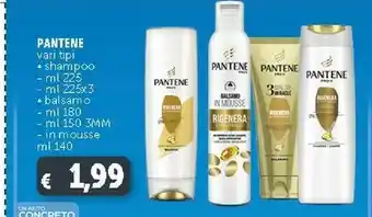 Deco Supermercati Pantene Shampoo offerta