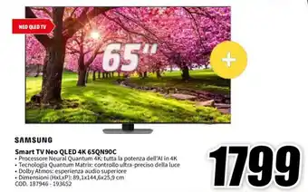 SAMSUNG Smart TV Neo QLED 4K 65QN90C