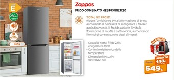 Expert Zoppas Frigo Combinato HZBF45NNL3XE0 offerta