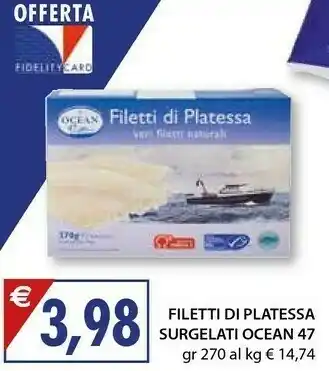 Ocean 47 Filetti Di Platessa Surgelati