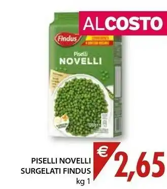 Mercatò Findus Piselli Novelli 1000 G(ml) offerta
