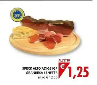 Mercatò Senfter Speck Alto Adige IGP 100 G(ml) offerta