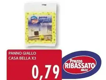 Selex Panno Giallo Casa Bella