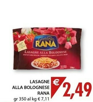 Mercatò Giovanni Rana - Lasagne Alla Bolognese offerta
