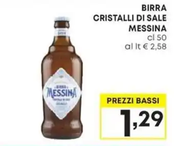 Pam BIRRA CRISTALLI DI SALE MESSINA cl 50 offerta