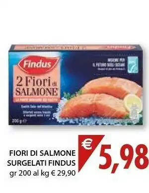 Mercatò Findus 2 Fiori Di Salmone 200 G(ml) offerta