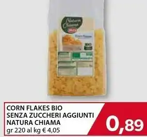 Mercatò Natura Chiama Corn Flakes Bio offerta