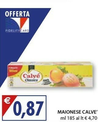 Mercatò Calvè Maionese Classica offerta