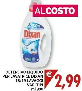 Mercatò Dixan Detersivo Liquido Per Lavatrice offerta