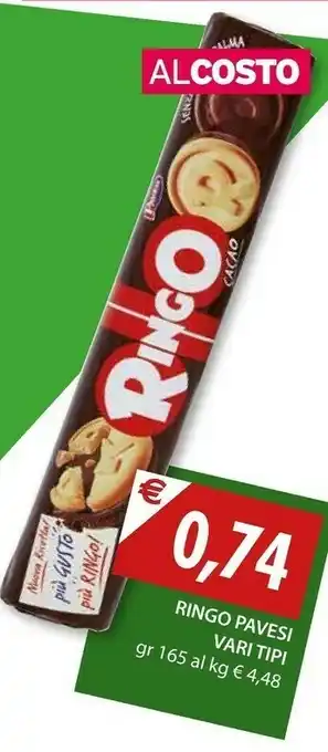 Mercatò Pavesi Ringo Vaniglia 165 G(ml) offerta