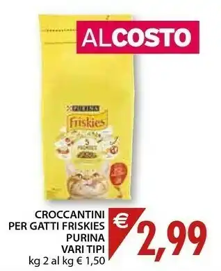 Mercatò Friskies Purina Croccantini Per Gatti offerta