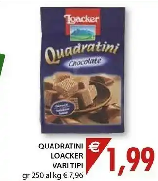 Loacker Quadratini Chocolate 250 G(ml)