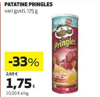 Coop Pringles Patatine offerta