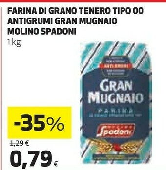 Coop Molino Spadoni - Farina Di Grano Tenero Tipo "00" Gran Mugnaio 1000 G(ml) offerta