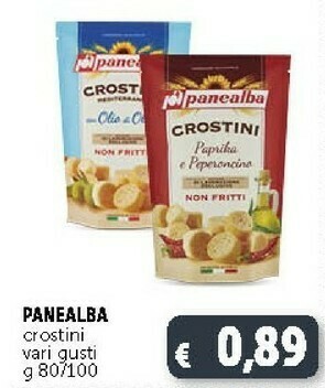 Deco Supermercati Panealba Crostini Non Fritti Gusto Paprika E Peperoncino offerta