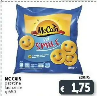 Deco Supermercati Mccain Patatine I Kid Smile offerta