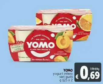 Deco Supermercati Yomo Yogurt Intero Alla Vaniglia 250 G(ml) offerta