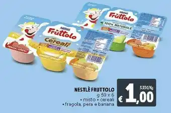 Deco Supermercati Nestlè Fruttolo Frutta Con Cereali 300 G(ml) offerta