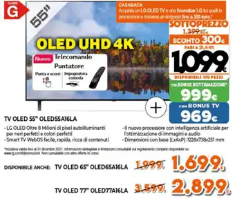 Expert TV OLED 77" OLED65A16LA offerta