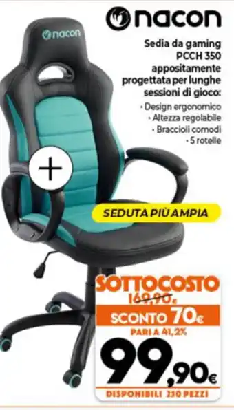 Expert Nacon Sedia da gaming PCCH 350 offerta