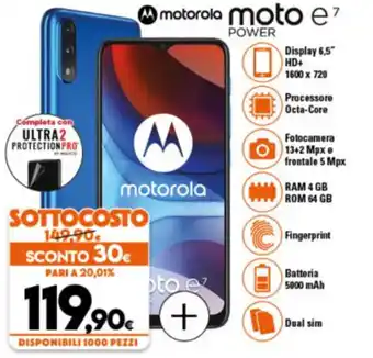 Expert Motorola Moto E7 Power offerta
