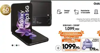 Expert Samsung Galaxy Z Flip3 5G 8gb Ram & 128gb +Samsung Galaxy Buds Pro offerta