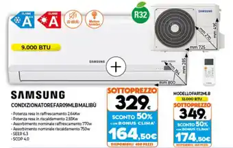 Expert Samsung Condizionatore FAR09MLB Malibù offerta
