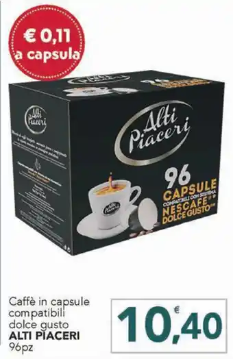 Altasfera Caffè in capsule compatibili dolce gusto ALTI PIACERI 96pz offerta