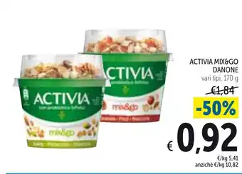 Spazio Conad Danone Activia Mix&Go 170 g offerta