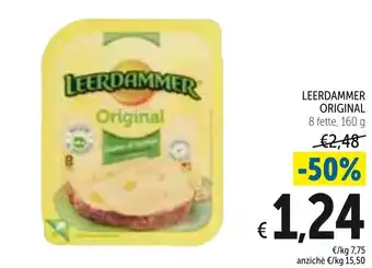 Spazio Conad Leerdammer Original 8 fette 160 g offerta
