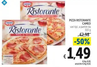 Spazio Conad Cameo Pizza Ristorante 310 g offerta
