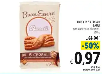 Spazio Conad Bauli Treccia 5 Cereali 210 g offerta