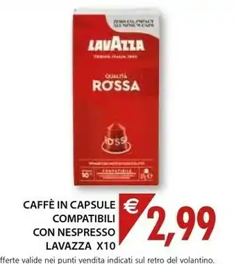 Mercatò Lavazza Caffè In Capsule Compatibili Con Nespresso offerta