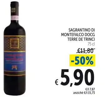 Spazio Conad Terre De Trinci Sagrantino Di Montefalco DOCG 75 cl offerta