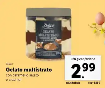 Lidl Delica GELATO MULTISTRATO 370 g confezione offerta