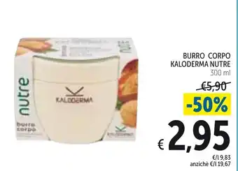 Spazio Conad Kaloderma Nutre Burro Corpo 300 ml offerta