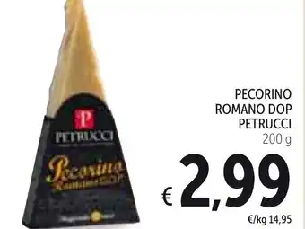 Spazio Conad Petrucci Pecorino Romano DOP 200 g offerta